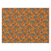 Blaubeergarten, blau und orange tischdecke (Vorderseite (Horizontal))