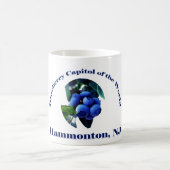 BlaubeerHauptstadt der Welt, Hammonton, NJ Kaffeetasse (Mittel)