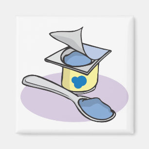 Blaubeerjoghurt Magnet