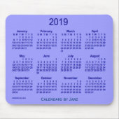 Blaubeerkalender 2019 durch Janz Mausunterlage Mousepad (Vorne)