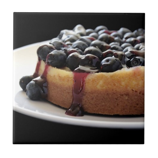 Blaubeerkäsekuchenfliese Fliese (Vorderseite)