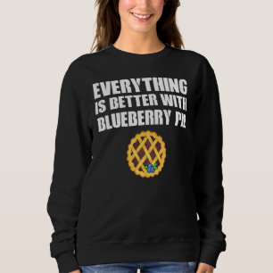 Blaubeerkuchen Bekleidung Erstaunlich Kuchen Des Sweatshirt