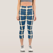 Blaubeerkuchen Capri Leggings (Vorderseite)