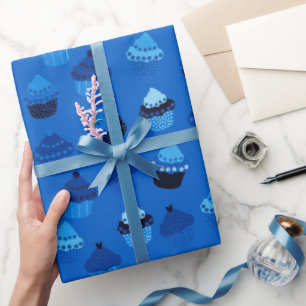 Blaubeerkuchen Geschenkpapier