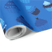 Blaubeerkuchen Geschenkpapier (Rolleneckpunkt)