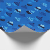 Blaubeerkuchen Geschenkpapier (Ecke)