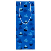 Blaubeerkuchen Geschenktüte Für Weinflaschen (Rückseite)