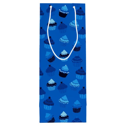 Blaubeerkuchen Geschenktüte Für Weinflaschen (Rückseite)