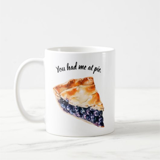 Blaubeerkuchen Kaffeetasse (Links)