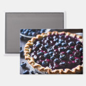 Blaubeerkuchen Magnet (Vorderseite/Rückseite)