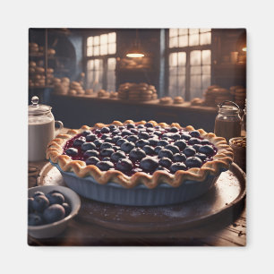 Blaubeerkuchen Magnet