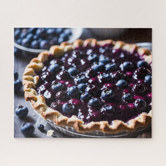 Blaubeerkuchen Puzzle (Horizontal)