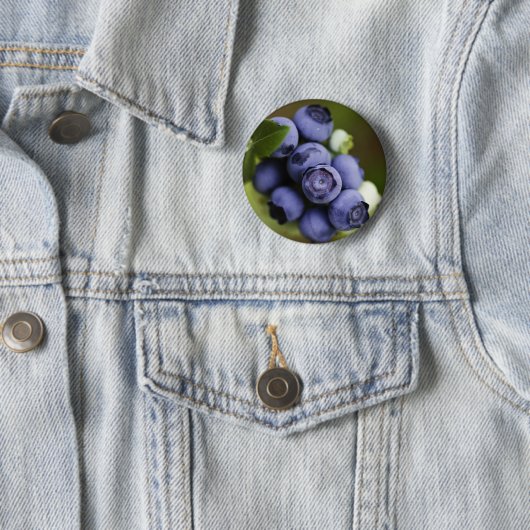 Blaubeerliebhaber Button (Beispiel)