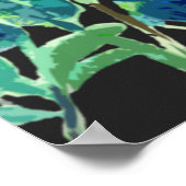 Blaubeermalerei Poster (Ecke)