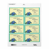 Blaubeermarmelade oder Früchtekonserven (Vorne)