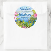 Blaubeermarmeladen-Konserven, die Aufkleber (Tasche)