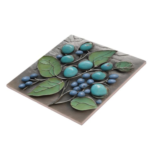 Blaubeermosaik Fliese (Seite)