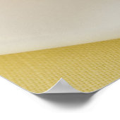 Blaubeermuffe auf weißem Teller aufgespalten Poster (Ecke)