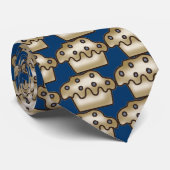 Blaubeermuffin-Krawatte Krawatte (Gerollt)