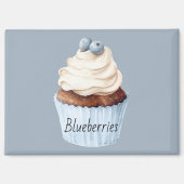 Blaubeermuffin Magnet (Vorderseite)