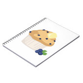 Blaubeermuffin Notizblock (Linke Seite)