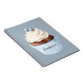 Blaubeermuffin Notizblock (Rechte Seite)