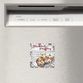 Blaubeermuffin-Rezept Magnet (In Situ (Geschirrspüler))