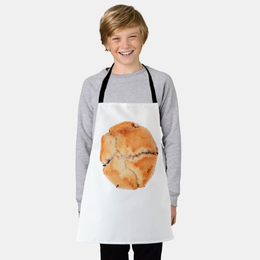 Blaubeermuffin Schürze (Getragen)