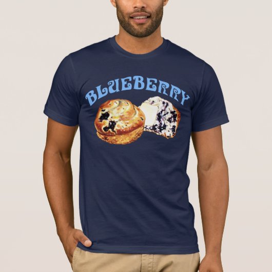 Blaubeermuffins T-Shirt (Vorderseite)
