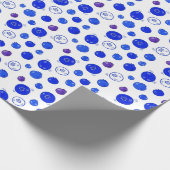 Blaubeermuster Geschenkpapier (Ecke)