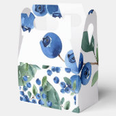 Blaubeermuster Geschenkschachtel (Geöffnet)