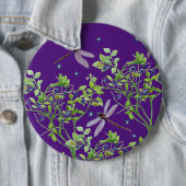 Blaubeermuster mit Libellen Button (Beispiel)