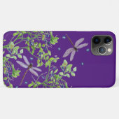 Blaubeermuster mit Libellen Case-Mate iPhone Hülle (Rückseite (Horizontal))