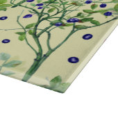 Blaubeermuster mit Libellen Schneidebrett (Ecke)