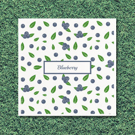 Blaubeermuster Napkins Serviette