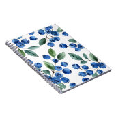 Blaubeermuster Notizblock (Rechte Seite)