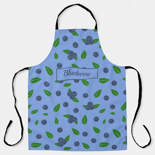 Blaubeermuster-Schürze Schürze (Vorderseite)