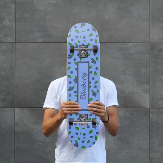 Blaubeermuster Skateboard