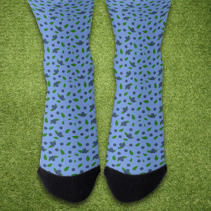 Blaubeermuster Socken