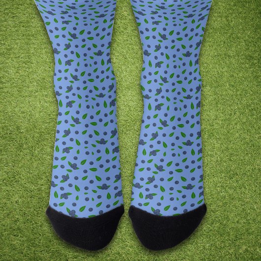 Blaubeermuster Socken