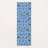 Blaubeermuster Yoga Mat Yogamatte (Vorderseite)
