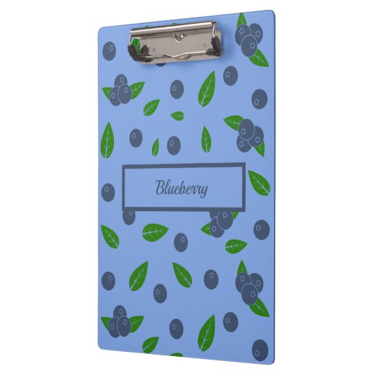 Blaubeermuster-Zwischenablage Klemmbrett (Links)