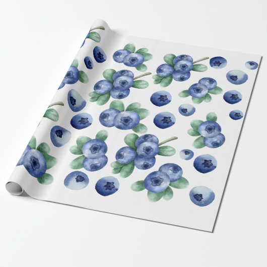 Blaubeerpapier Geschenkpapier (Ungerollt)