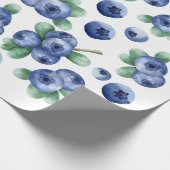 Blaubeerpapier Geschenkpapier (Ecke)
