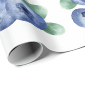 Blaubeerpapier Geschenkpapier (Rolleneckpunkt)