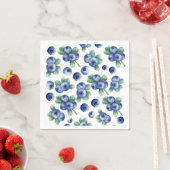 Blaubeerpapier-Serviette Serviette (Beispiel)