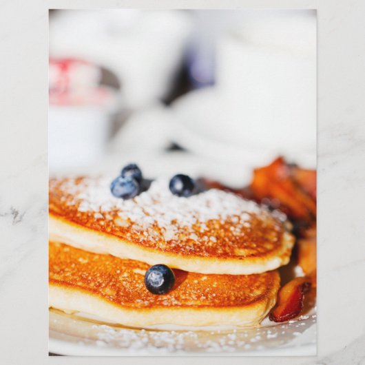 Blaubeerpfannkuchen Flyer (Vorne)