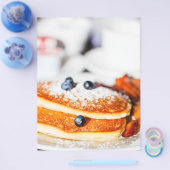Blaubeerpfannkuchen Flyer (Einzeln)
