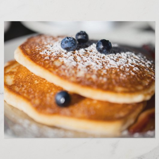 Blaubeerpfannkuchen Flyer (Vorne)