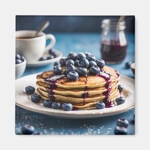 Blaubeerpfannkuchen Magnet